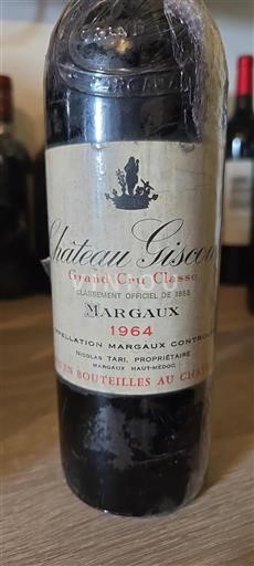 Bordeaux Margaux Grand Cru Château Giscours 1964