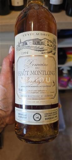 Jihozápad Monbazillac Domaine Haut Montlong Audrey 1994