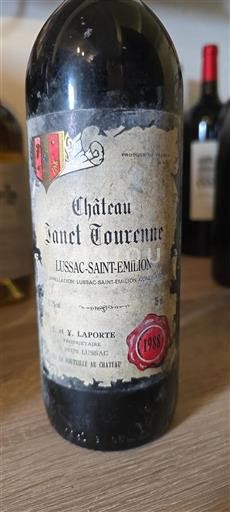 Bordeaux Lussac-Saint-Émilion Château Janet Tourenne 1988