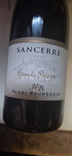 Vin Blanc sec Grande Réserve Henri Bourgeois 2019 France Vallée de la Loire Sancerre