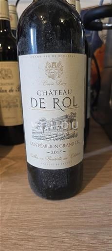 Bordeaux Saint-Émilion Grand Cru Grand Cru Château Rol Lucie 2015
