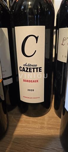 Bordeaux Château Cazette 2020