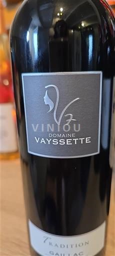 Lounais-Ranska Gaillac Domaine Vayssette Tradition 2022