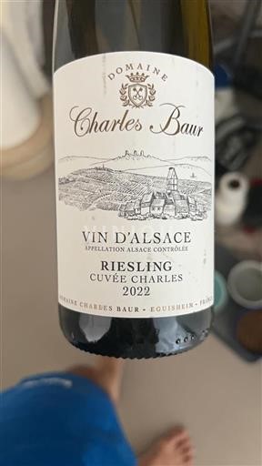 Alsazia Grand Cru Domaine Charles Baur Charles 2022