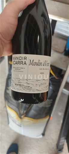 Beaujolais Moulin-à-vent Manoir du Carra Les Burdelines 2023