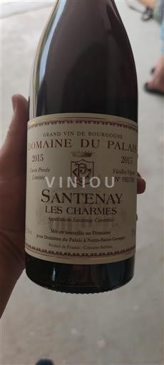 Bourgogne Santenay Domaine Palais Les Charmes 2015