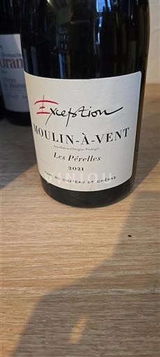 Beaujolais Moulin-à-vent Château Chénas Les Pérelles 2021