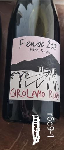 Sisilia Etna Girolamo Russo Feudo 2018