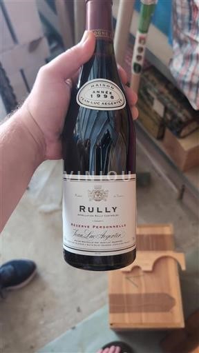 Bourgogne Rully Jean-Luc Aegerter Réserve Personnelle 1998