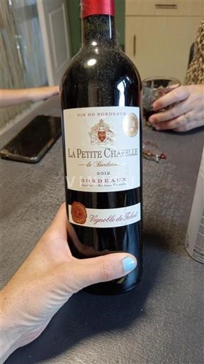 Bordeaux Vignoble de Talenc La Petite Chapelle 2012