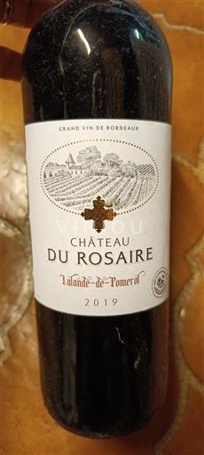 Bordeaux Lalande-de-pomerol Château Rosaire 2019