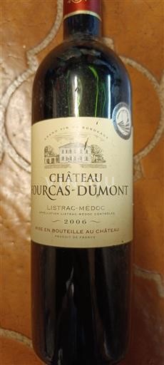 Bordeaux Listrac-Médoc Château Fourcas-Dumont 2006