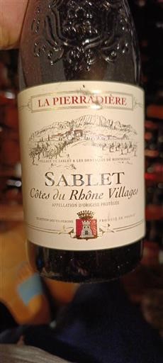 Valle del Rodano Côtes-du-rhône-villages La Pierradière 2021