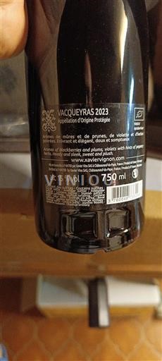 Rhône Valley Vacqueyras XAVIER VIGNON 2023