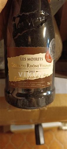 Rhône Valley Côtes du Rhône Villages Les Moirets 2003