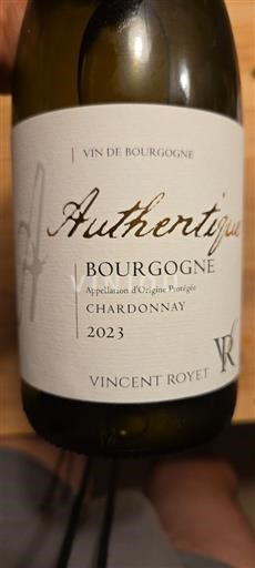 Borgogna Vincent Royet Authentique 2023