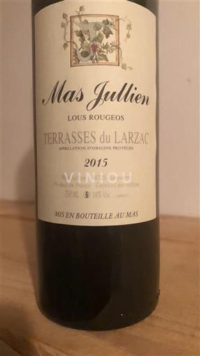 Languedoc Terrasses-du-Larzac Mas Jullien Lous Rougeos 2015