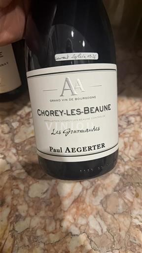 Bourgogne Chorey-lès-beaune Paul AEGERTER Les Gourmandes 2023