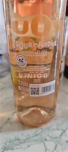Provence, Lower Rhône Valley, Corsica Mediterranean Les Maîtres Vignerons de la Presqu'île de Saint-Tropez Gourmandise 2023