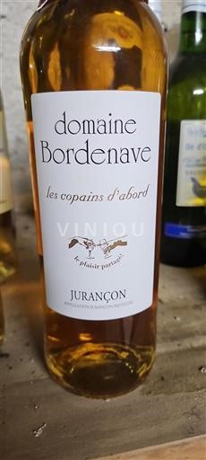 Lounais-Ranska Jurançon Domaine Bordenave Les Copains d'Abord Ei vuosikertaa