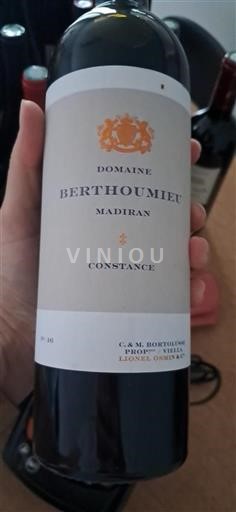 Zuidwest-Frankrijk Madiran Domaine Berthoumieu Constance 2016