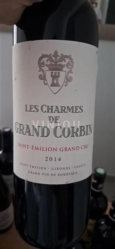 Bordeaux Saint-Émilion Grand Cru Grand Corbin Les Charmes 2014