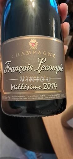 Champagne Premier Cru François Lecompte 2014