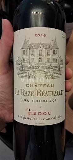 Bordeaux Médoc Cru Bourgeois Château La Raze Beauvallet 2018