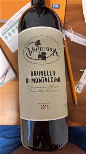 Tuscan Wines Brunello di Montalcino Val di Suga 2016