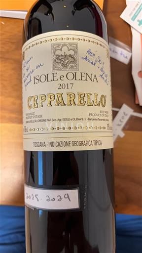 Toscane Isole e Olena Cepparello 2017