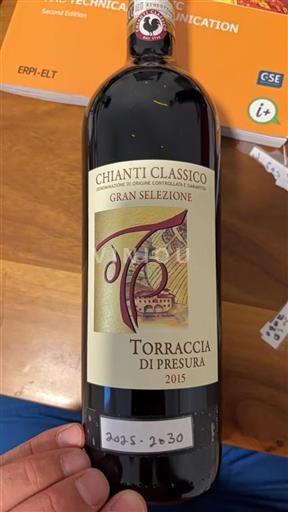 Vin Rouge sec Gran Selezione Torraccia di Presura 2015 Italie Toscane Chianti Classico DOCG