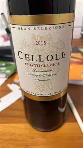Toskana Chianti Classico San Fabiano Calcinaia Cellole 2015