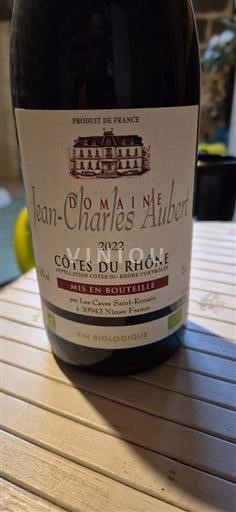 Vallée du Rhône Côtes-du-rhône Domaine Jean-Charles Aubert 2022