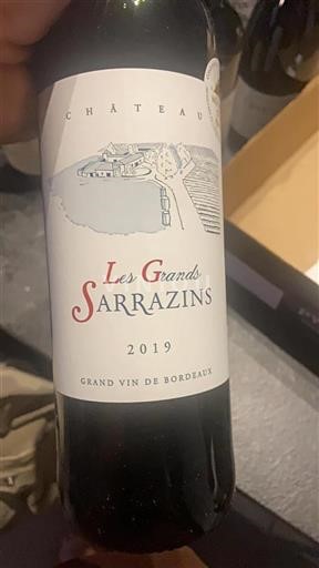 Bordeaux Määrittelemätön Château Les Grands Sarrazins 2019