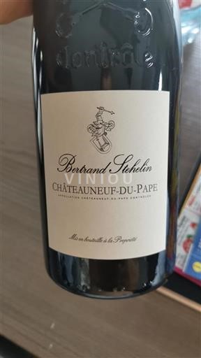 Vallée du Rhône Châteauneuf-du-pape Bertrand Stehlin 2020