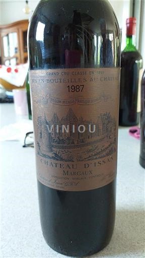 Bordeaux Margaux Grand Cru Château Issan 1987