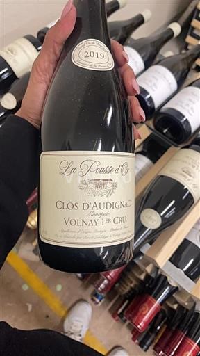 Burgundy Volnay Premier Cru La Pousse Or Clos d'Audignac Monopole 2019