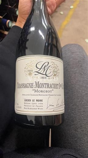 Bourgogne Chassagne-montrachet Premier Cru Lucien Le Moine Morgeot 2020