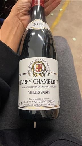 Burgundy Gevrey-Chambertin Harmand-Geoffroy Vieilles Vignes 2019