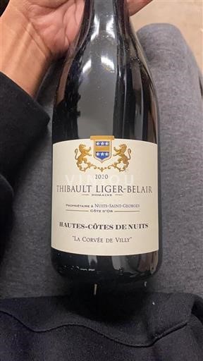 Borgogna Hautes Côtes de Nuits Thibault Liger-Belair La Corvée de Villy 2020