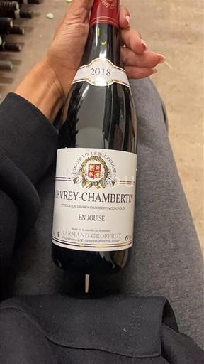 Burgundy Gevrey-Chambertin Harmand-Geoffroy En Jouise 2018
