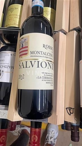 Vin Rouge sec La Cerbaiola Salvioni 2022 Italie Toscane Rosso di Montalcino