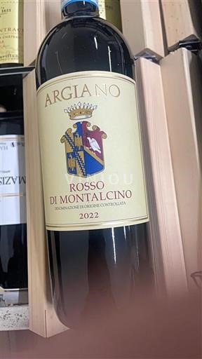 Vin Rouge sec Argiano 2022 Italie Toscane Rosso di Montalcino DOC
