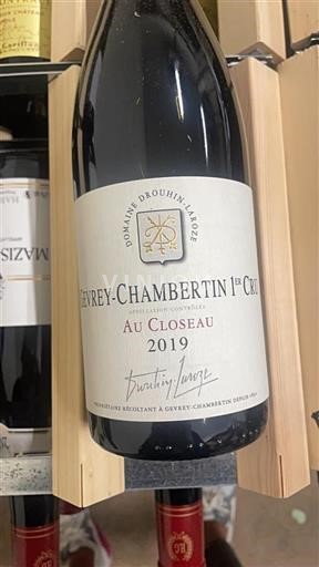 Bourgogne Gevrey-chambertin Premier Cru Domaine Drouhin-Laroze Au Closeau 2019