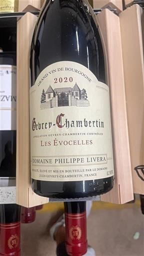 Bourgogne Gevrey-chambertin Domaine Philippe Livera Les Évocelles 2020