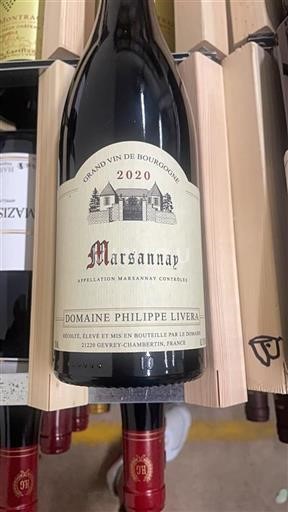 Bourgogne Marsannay Domaine Philippe Livera 2020