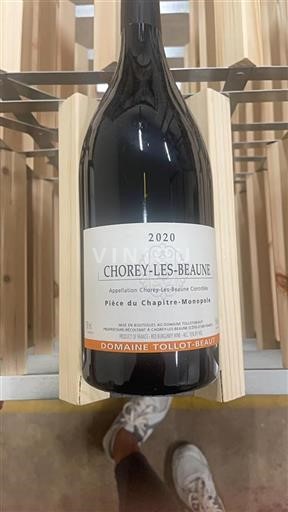Bourgogne Chorey-lès-Beaune Domaine Tollot-Beaut Pièce du Chapitre-Monopole 2020
