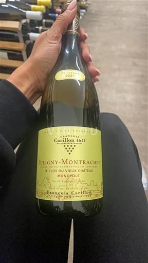 Bourgogne Puligny-montrachet François Carillon Le Clos du Vieux Château Monopole 2021