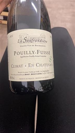 Borgonha Pouilly-fuissé La Soufrandière Climat 'En Chatenay' 2022