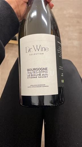 Burgundi Beaunen Ylämaat Etienne Sauzet Dr.Wine Selection 2020